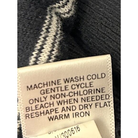 Banana Republic Women Striped Sweater Sz L Blue Preppy Classic Nautical - Picture 8 of 8